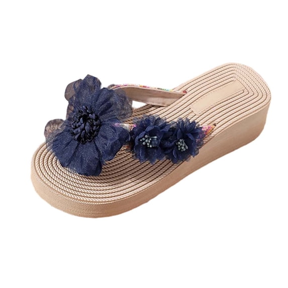 jiaxiM Flip Flops for Women Beach Thong Sandals for Women Wide Cushioned Outdoor Slippers for Women Non- Rubber Sole Shoes for Women for Beach, Pool, Dorm, Bathroom, Spa, Gym and Travel
