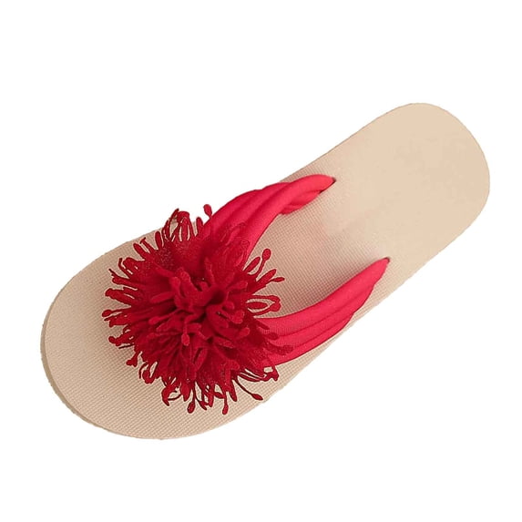 jiaxiM Flip Flops for Women Beach Thong Sandals for Women Dressy Quick Dry Women's Slippers Non- Tpr Sole Womens Summer Shoes Beach Casual Wear