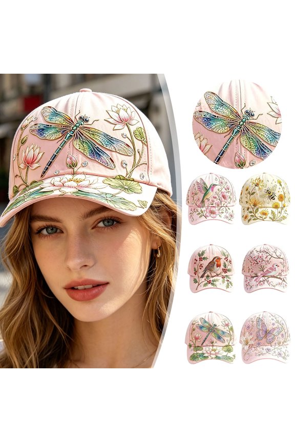 Garden Morning Cap Botanical Cottagecore Hat for Women Adjustable Breathable Gift for Gardeners Women