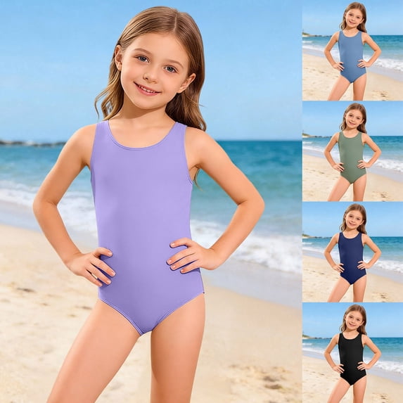 jiaxiM Girls One Piece Swimsuit Cut Out Girl Bathing Suit Spaghetti Strap Ruffle Ruched Allover Printed Swimsuit Comfortable Swimwear