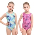 thumbnail image 1 of jiaxiM Girls One Piece Swimsuits Cut Out 4t Bathing Suits for Girls Adjustable Straps Cute Ruffle Cute Printed Swimsuit Quick-Dry Swimwear for Girls, 1 of 8