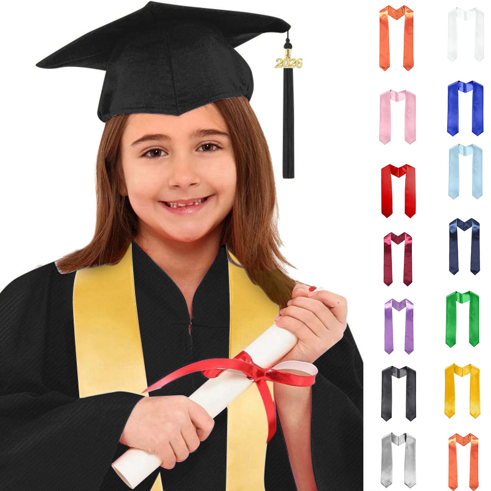 jiaxiM Graduation Stole,Unisex Kindergarten Graduation Gown Graduation ...
