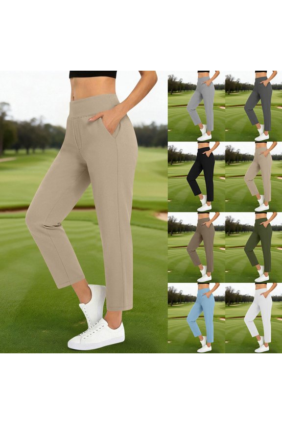 Linen Pants Women High Waisted Womens Palazzo Pants Drawstring Weighted Trousers Pants for Women Women Lounge Pants Summer Beach Vacation Clothes