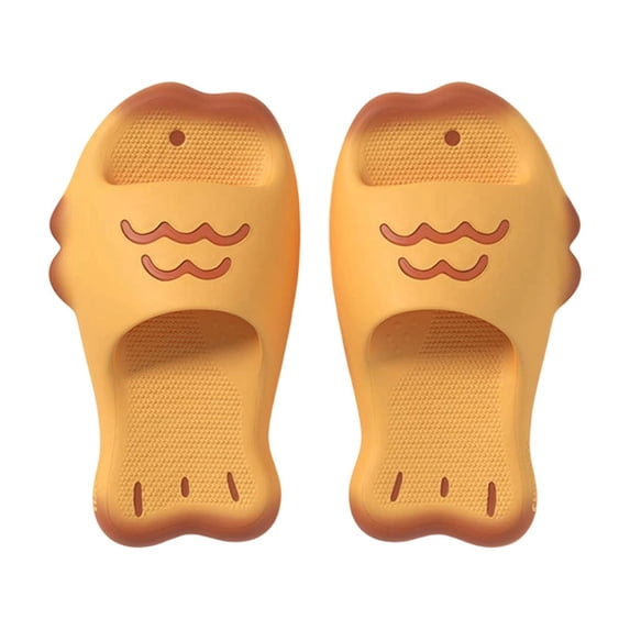 jiaxiM Men Slippers Non Men's Slides Fashion Open Toe Rubber Sole Womens Sandals Dressy for Beach
