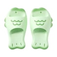 thumbnail image 1 of jiaxiM Men Slippers Non Mens Slides Dressy Open Toe Rubber Sole Sandals Women Dressy for Beach,travel,water or Poolside, 1 of 6