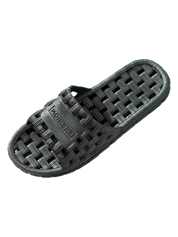 Men Slippers Non Slides for Women Quick Dry Open Toe Rubber Sole Dressy Sandals Women Summer Beach Vacation Travel Casual Daily Slides
