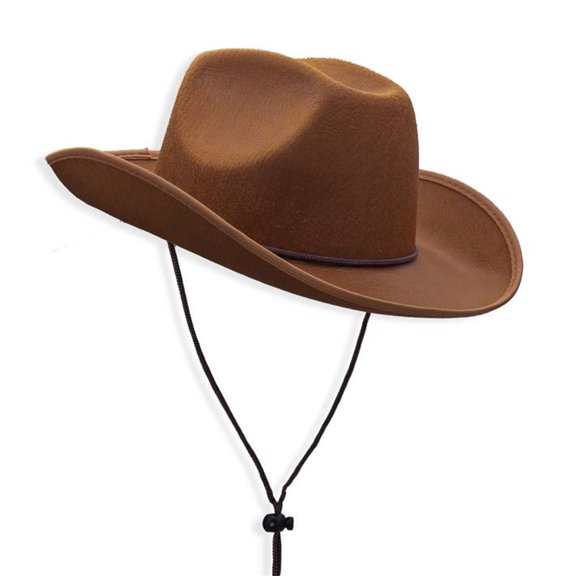 jiaxiM Mens Cowboy Hat Women Men Western Cowboy Hat Wide Brim Cattle Head Belted Cowgirl Hat Felt Jazz Cap for Rodeo Party