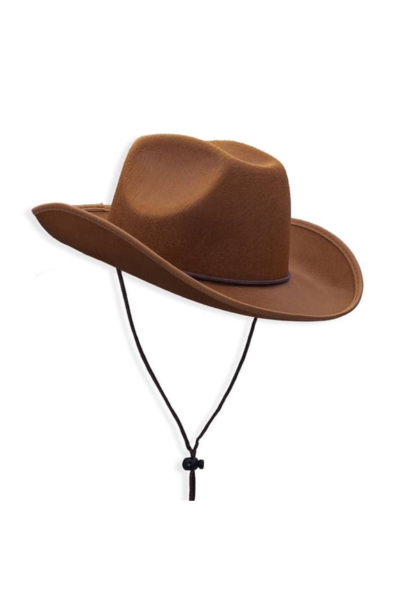 Mens Cowboy Hat Women Men Western Cowboy Hat Wide Brim Cattle Head Belted Cowgirl Hat Felt Jazz Cap for Rodeo Party