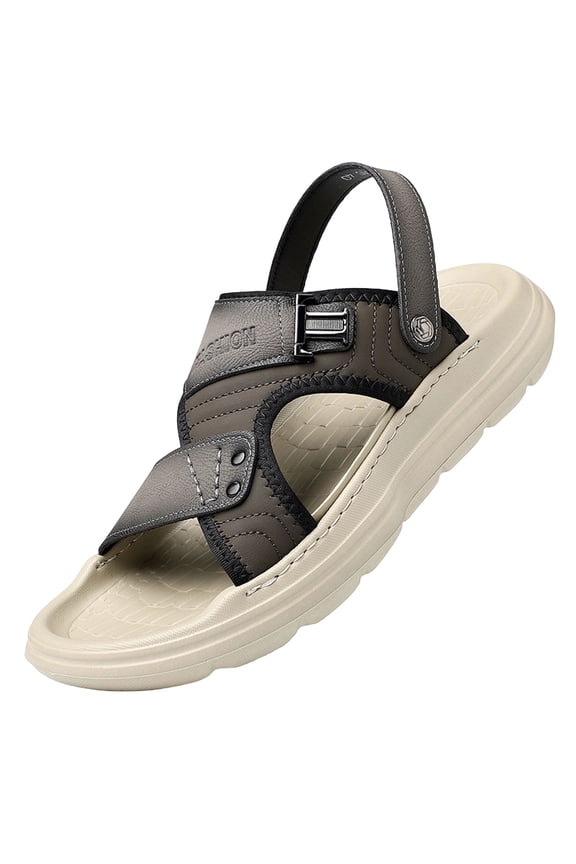 Mens House Slippers Non Men's Slides Soft Open Toe Rubber Sole Sofft Sandals for Women for Causal Walking Work Vacation