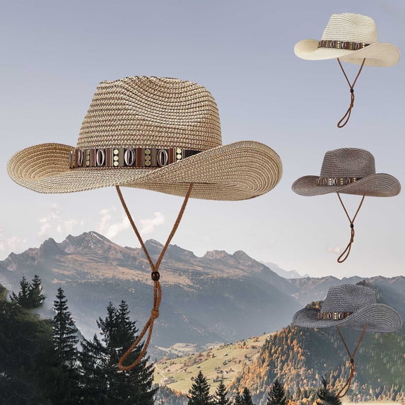 jiaxiM Panama Hats for Women Summer Panama Straw Sun Hat Casual Outdoor Style Sun Shade Hat for Holiday and Daily Wear