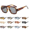 thumbnail image 1 of jiaxiM Polarized Sunglasses Women Men Classic Retro Light Rectangular Frame Trendy Bold Sun Glasses UV Protection, 1 of 4