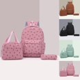 thumbnail image 1 of jiaxiM School Backpack for Ages 5th 6th 8th 10th Season Theme 3 Piece Backpack Set Large Capacity Double Shoulder Pack with Functional Lunch Bag for School Attendance, Family Travel, Daily Errands, 1 of 9