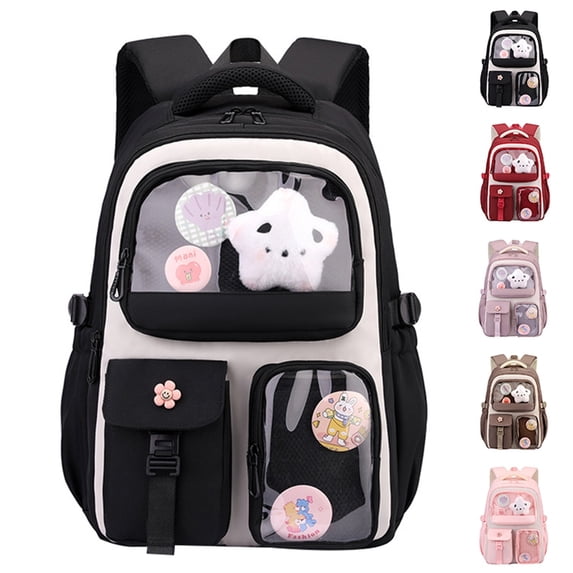 jiaxiM School Backpack for Ages 5th 6th 8th 10th Stylish Large Capacity Durable Rucksack Unique Pattern Design for Campus Learning, Day Trips, Outdoor Excursions, Weekend Outings