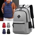 thumbnail image 1 of jiaxiM School Backpack for Ages 6th 7th 10th 12th Black Water Resistant Rucksack With 8 Compartments for School Study, College Commute, Road Trips, Daily Outdoor Activities, 1 of 6