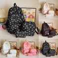 thumbnail image 1 of jiaxiM School Backpack for Ages 6th 7th 10th 12th Stylish Bow Decor Rucksack Versatile Shoulder Pack for Office Work, Daily Commute, Campus Attendance, City Travel, 1 of 9