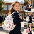 thumbnail image 1 of jiaxiM School Backpacks for Ages 3rd 4th 5th 6th - Cherry Cartoon Print Leisure School Bag for Primary School, Middle Elementary, Park, Travel, Daily Study, Short Trips, 1 of 6