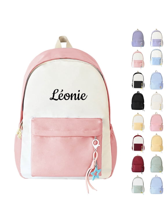 School Backpacks Custom Printed Name Lightweight Mini School Bag for Ages 3rd 4th 5th 6th, Primary School, Park, Outdoor Walk