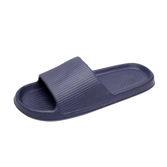 jiaxiM Slippers for Men Indoor Non Archies Slides Womens Cushioned Open Toe Rubber Sole Dressy Sandals for Beach