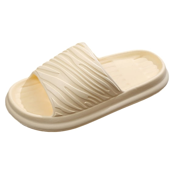 jiaxiM Slippers for Men Indoor Non Black Slides for Women Elegant Open Toe Eva Sole Womens Walking Sandals Beach Casual Wear