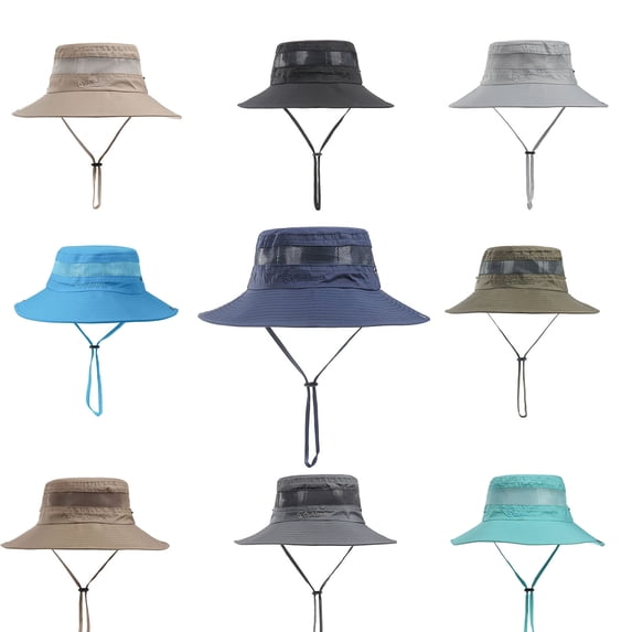 jiaxiM Sun Hats for Women Men UPF 50+ Bucket Hat Lightweight Wide Brim Sun Hat Breathable And Foldable for Hiking Fishing Beach, Packable Outdoor Hat for Travel