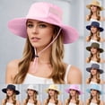 thumbnail image 1 of jiaxiM Sun Hats for Women Men UPF 80+ Wide Brim Breathable Bucket Hat Foldable Drawstring Lightweight Unisex Fishing CapAdjustable for Hiking, Gardening, Travel, 1 of 6