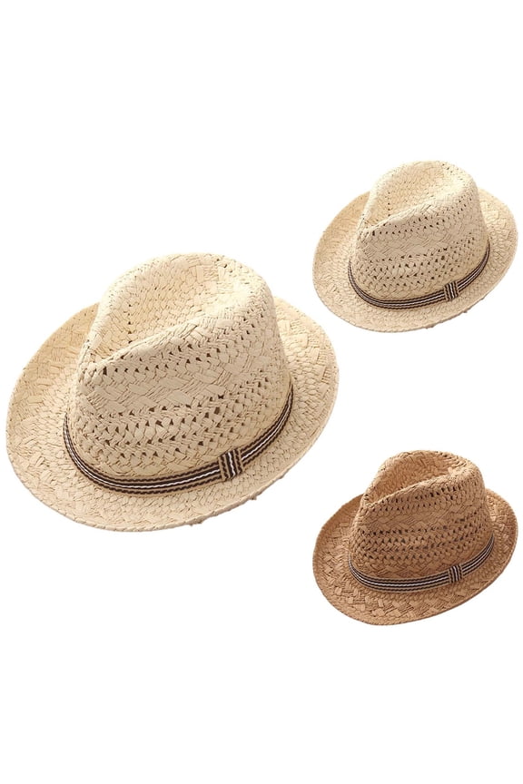 Sun Hats for Women Beach Unisex Braided Straw Bucket Hat Adjustable Drawstring for All Season Beach