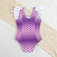 thumbnail image 1 of jiaxiM Girls One Piece Swimsuit Wrap Tie Back Girls Bathing Suits Adjustable Straps Modest Ruched Color Block Swimsuit Lightweight for Swim Team Beach Swimwear, 1 of 7
