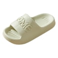 thumbnail image 1 of jiaxiM Woman Slippers Non Slides for Men Cute Open Toe Thick Cushioned Sole Comfy Sandals for Women for Causal Walking Work Vacation, 1 of 6