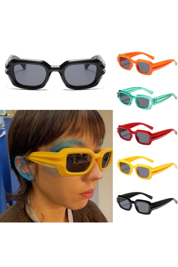 Women Sunglasses Women Men Retro Trendy Streetwear Sunglasses Unisex PC Frame Sun Glasses UV400