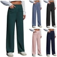 thumbnail image 1 of jiaxiM Women's Dress Pants High Waisted Womens Palazzo Pants Drawstring Casual Trousers Pants for Women Lounge Pants for Women for Work Business Casual, 1 of 6