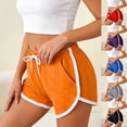 thumbnail image 1 of jiaxiM Womens Athletic Shorts Soft Comfy Booty Cotton Shorts Workout Pants Breathable Lounge Shorts Cycling Hiking Pants with Pockets and Drawstring, 1 of 7