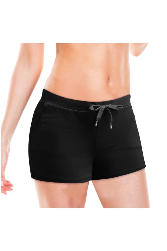 Womens Biker Shorts with Pockets 2 in 1 Split Flat Rise Running Shorts High Waisted Workout Athletic Gym Tennis Shorts Built In Liner