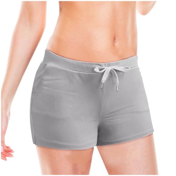 jiaxiM Womens Biker Shorts with Pockets 2 in 1 Split Flat Rise Running Shorts High Waisted Workout Athletic Gym Tennis Shorts Built In Liner