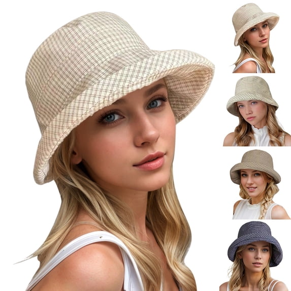 jiaxiM Womens Bucket Hat Unisex Breathable Lightweight Sun Hat, Adjustable Comfortable Cap for Beach, Gardening, Travel and Daily Wear