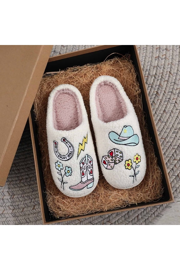 Womens Slippers with Memory Foam on Furry Lined Classic Plaid Bedroom House Shoes with Arch Support Cute Soft Bride Gifts
