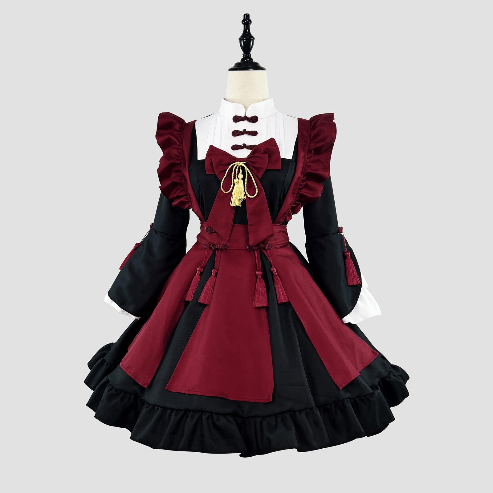 jicehd Women Dress Maid Outfit Anime Cosplay Lolita Dress French Maid ...