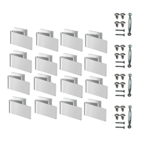 jicheng 16x Window Clips Reusable Window Clips for Brick Wood Stucco