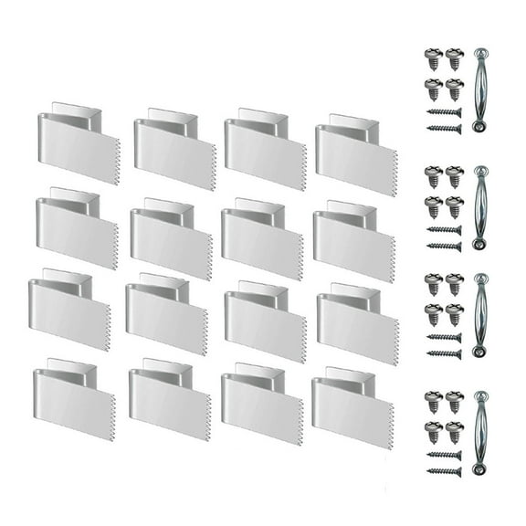 jicheng 16x Window Clips Reusable Window Clips for Brick Wood Stucco