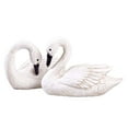 thumbnail image 1 of jicheng 2Pcs Resin Sculptures Couple Swan Figurines Desk Swan Statues B, 1 of 9