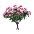 thumbnail image 1 of jicheng 4 Bundles Artificial Flowers Rhododendron Faux Flower Yard Porch Garden Pink, 1 of 6