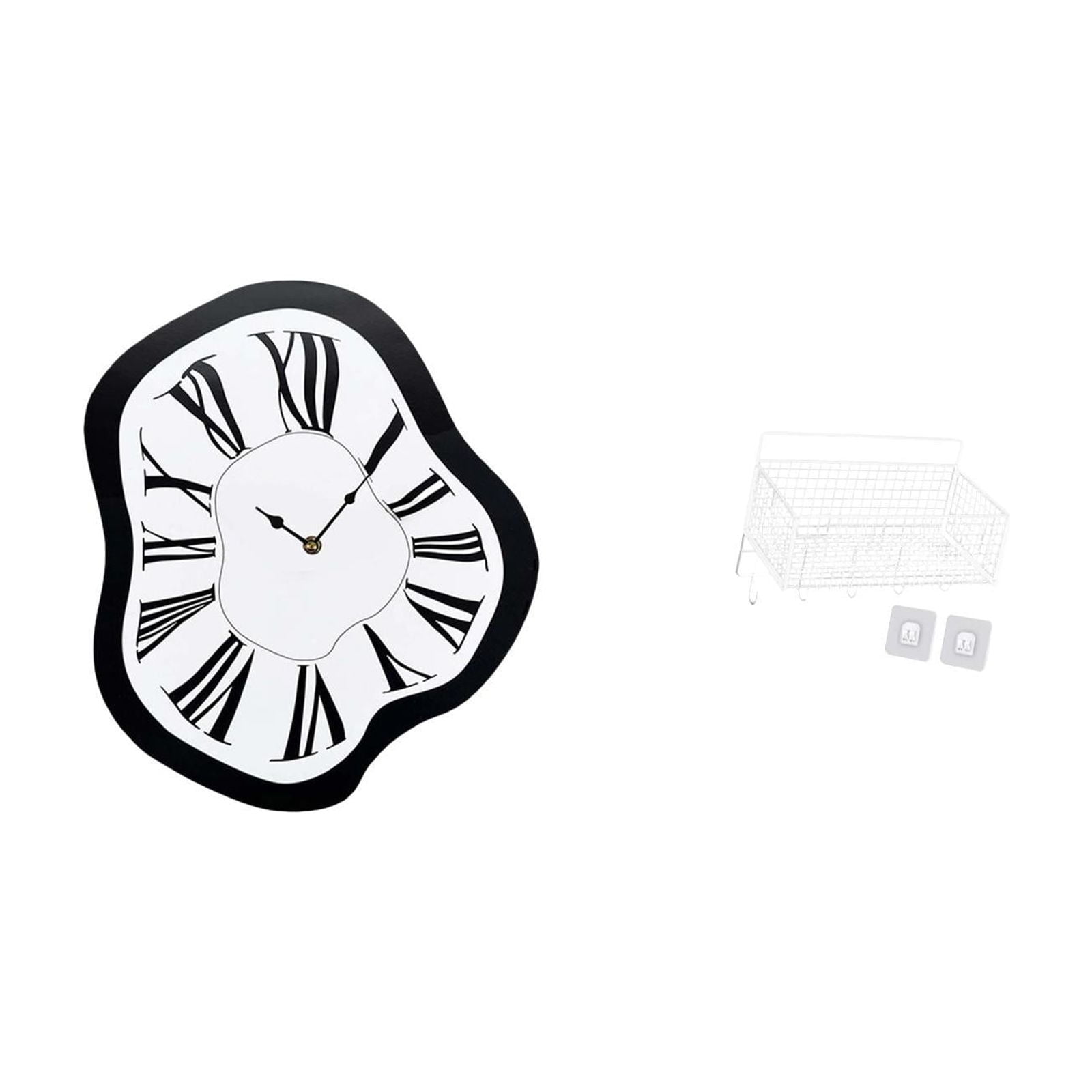 jicheng Acrylic Creative Melting Wall Clock Unique Luxury Distorted