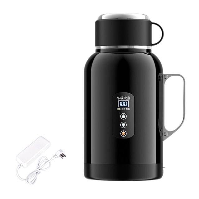 jicheng Car Electric Kettle 12/24V Heated Travel Mug Hot Water Vehicles