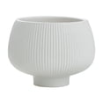 thumbnail image 1 of jicheng Ceramic Planter Flower Vase Indoor Outdoor Garden Desk Planter Pot Plant Pot White, 1 of 9