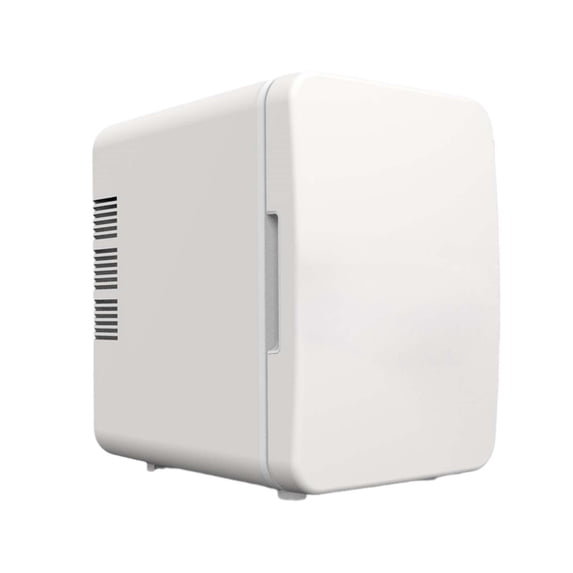 jicheng Mini Fridge Multifunction Compact Refrigerator for Outdoor and Office Desktop white