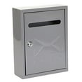 thumbnail image 1 of jicheng Outdoor Wall Mount Mailbox with 2 Keys with Slot for Mailings Easily Install Grey, 1 of 9