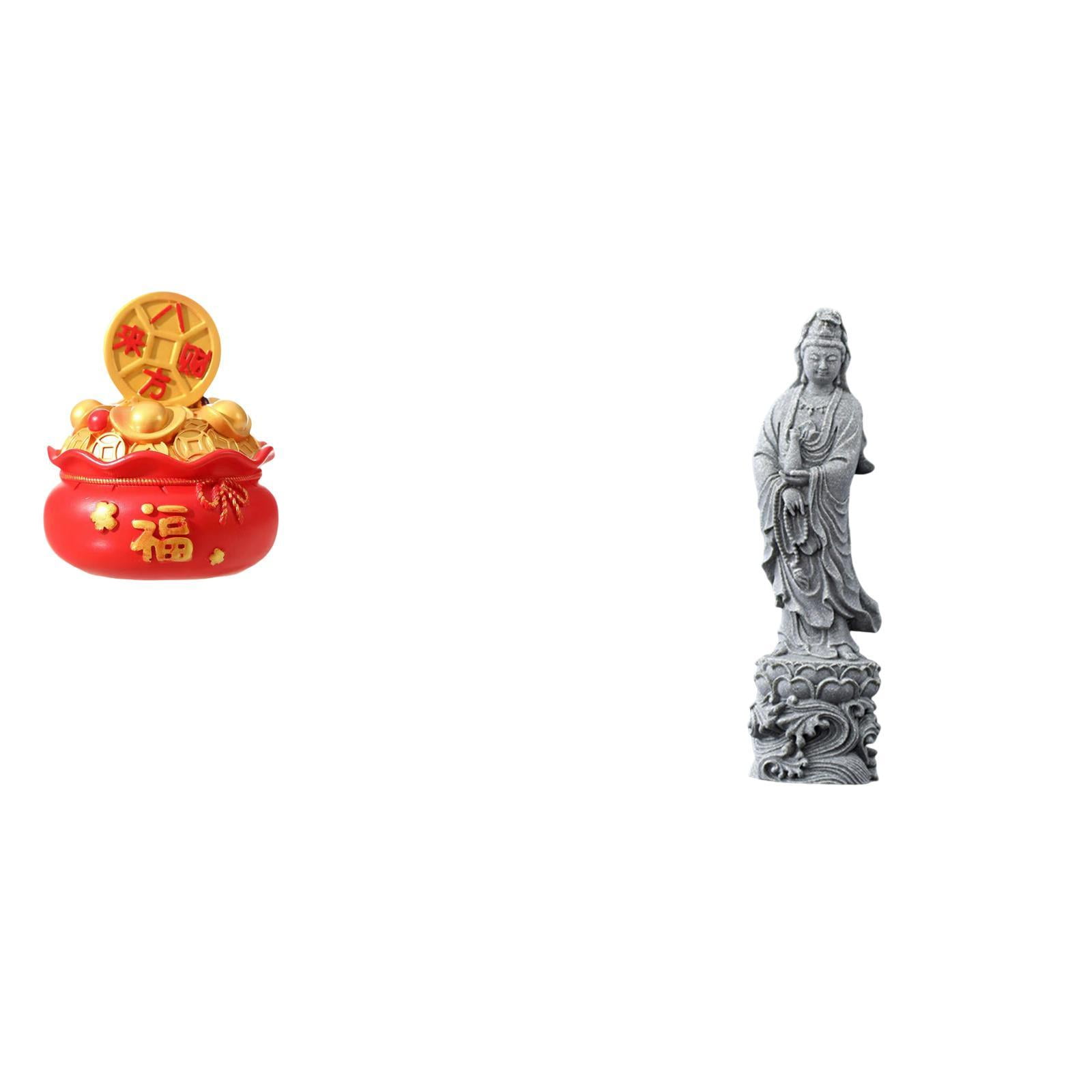 jicheng Prosperity Cornucopia Figurine Art Craft Ornament Treasure ...