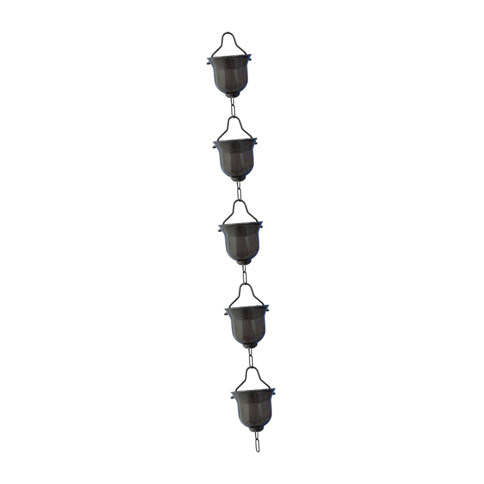 jicheng Rain Chain for Gutters Awnings Roofs Garden Home Yard