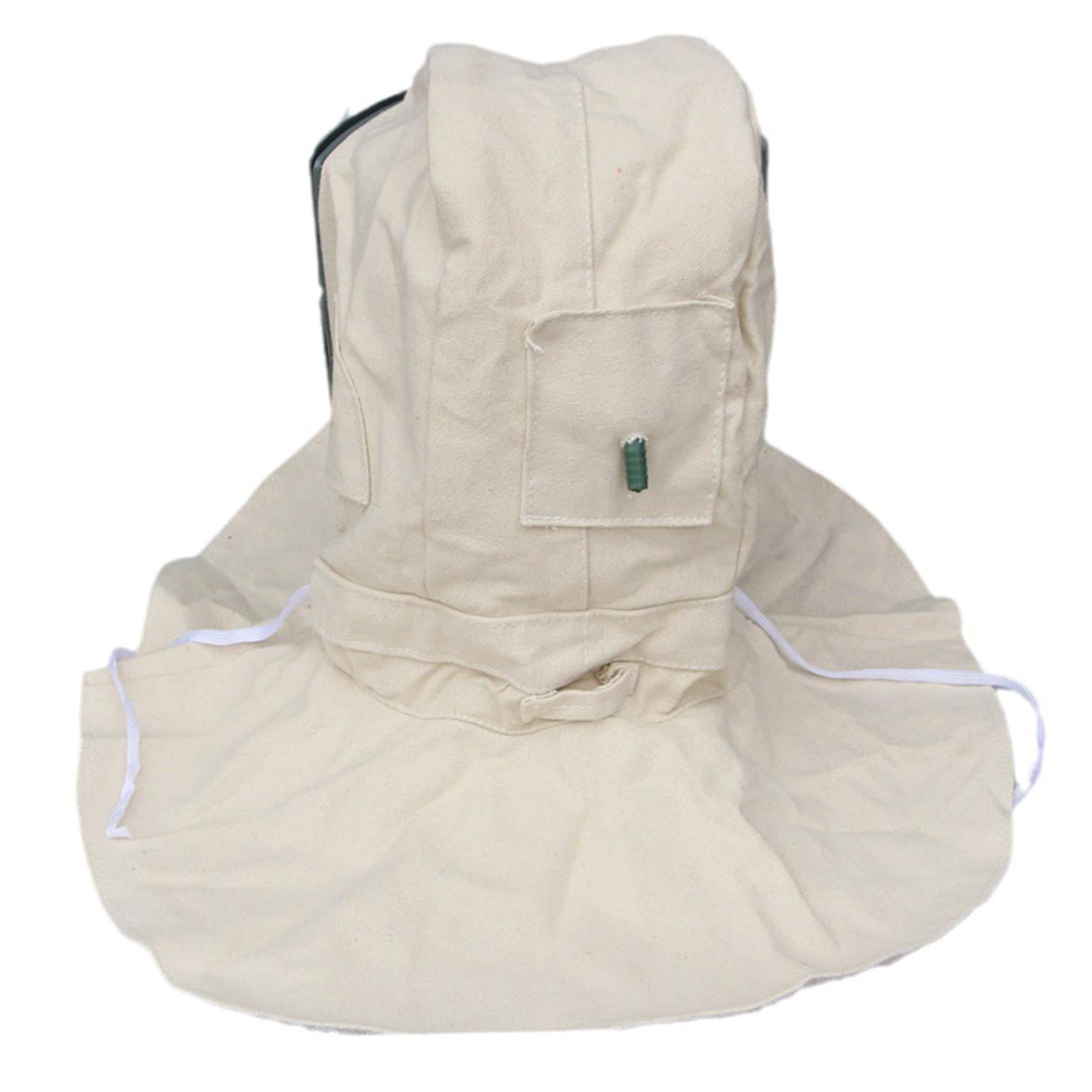 jicheng Sand Blasting Hood Cap Accessories Canvas White Sandblasting Gear for Sandblasting Painting Shipbuilding