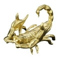 thumbnail image 1 of jicheng Scorpion Figurine Decoration Animal Sculpture for Party Bookcase Living Room gold color, 1 of 9