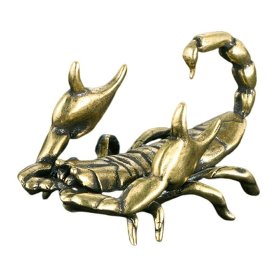 jicheng Scorpion Figurine Decoration Animal Sculpture for Party Bookcase Living Room vintage